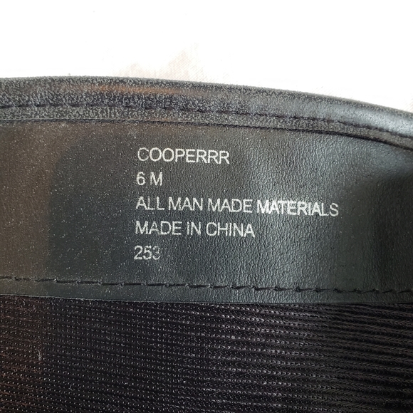 Madden Girl Cooperrr Boots, Dark Gray With Blue Zipper Accents, Size 6 - Picture 5 of 5